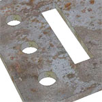 Metal rusted