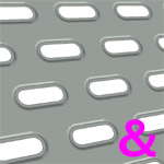 Raised Oblong Holes Texture