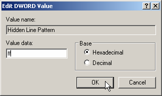 Hidden Line Pattern