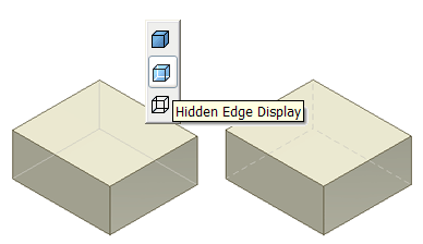 Hidden Edge Display