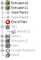 Inventor Tip: Verwijder features na End of Part 