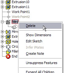 Inventor Tip: Verwijder features na End of Part 