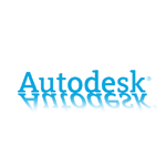 Autodesk white and bleu